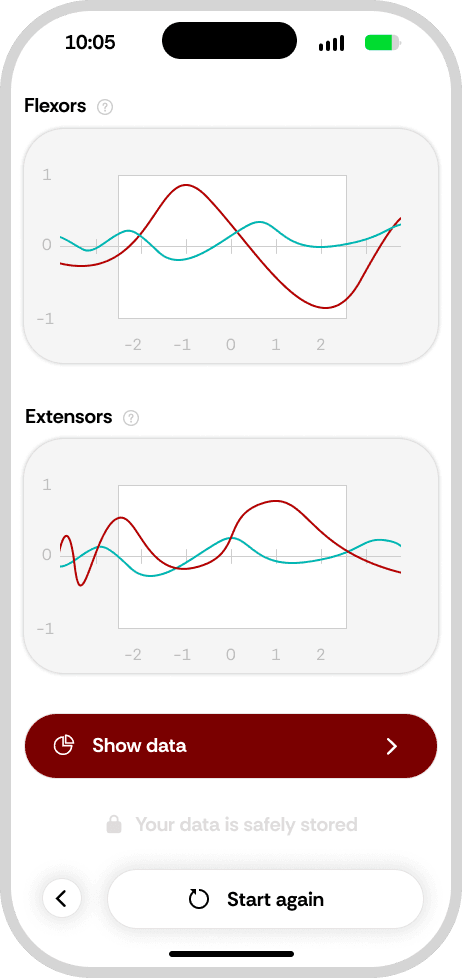 Origin Companion mobile application Muscle Training