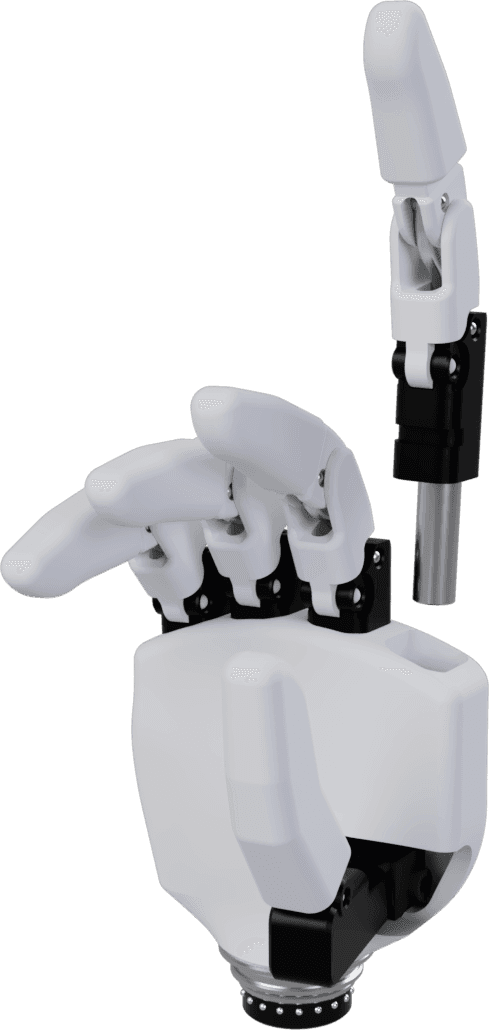 Wave Bionic Hand is a modular, easy to repair, prosthetic hand