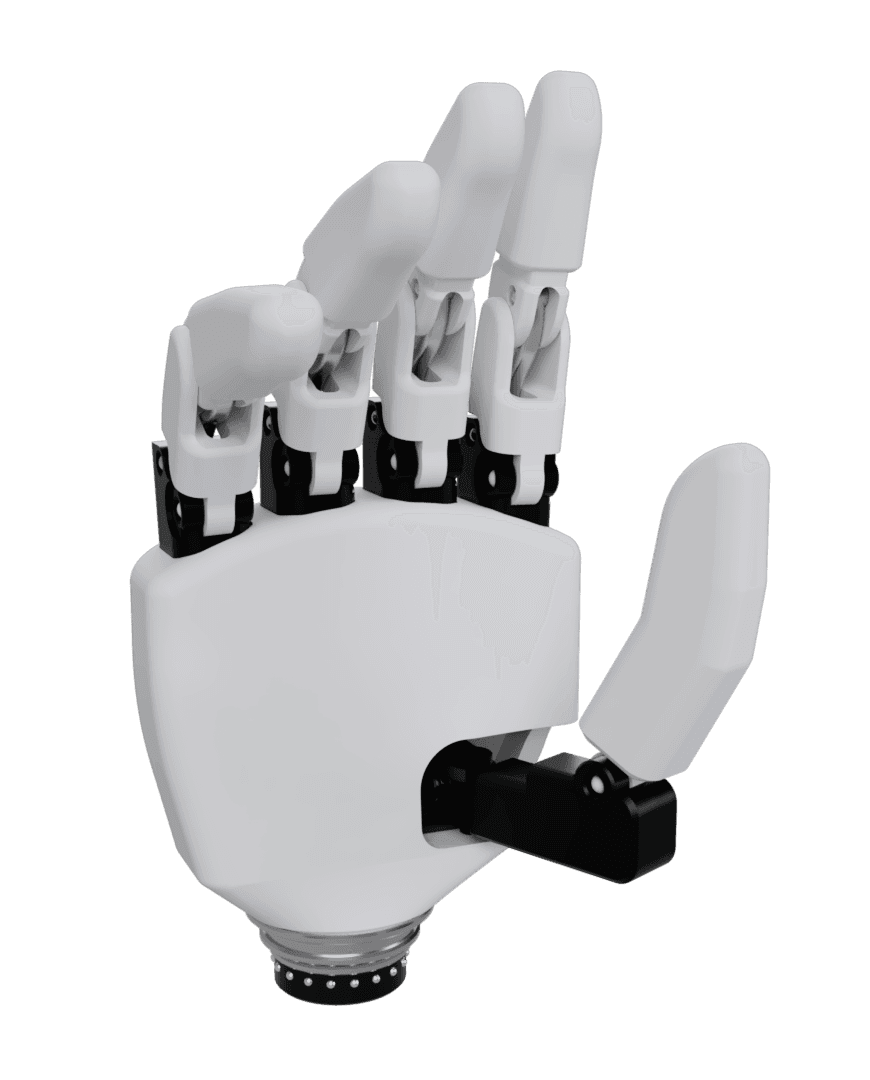 Wave Bionic Hand doing the relaxed gesture
