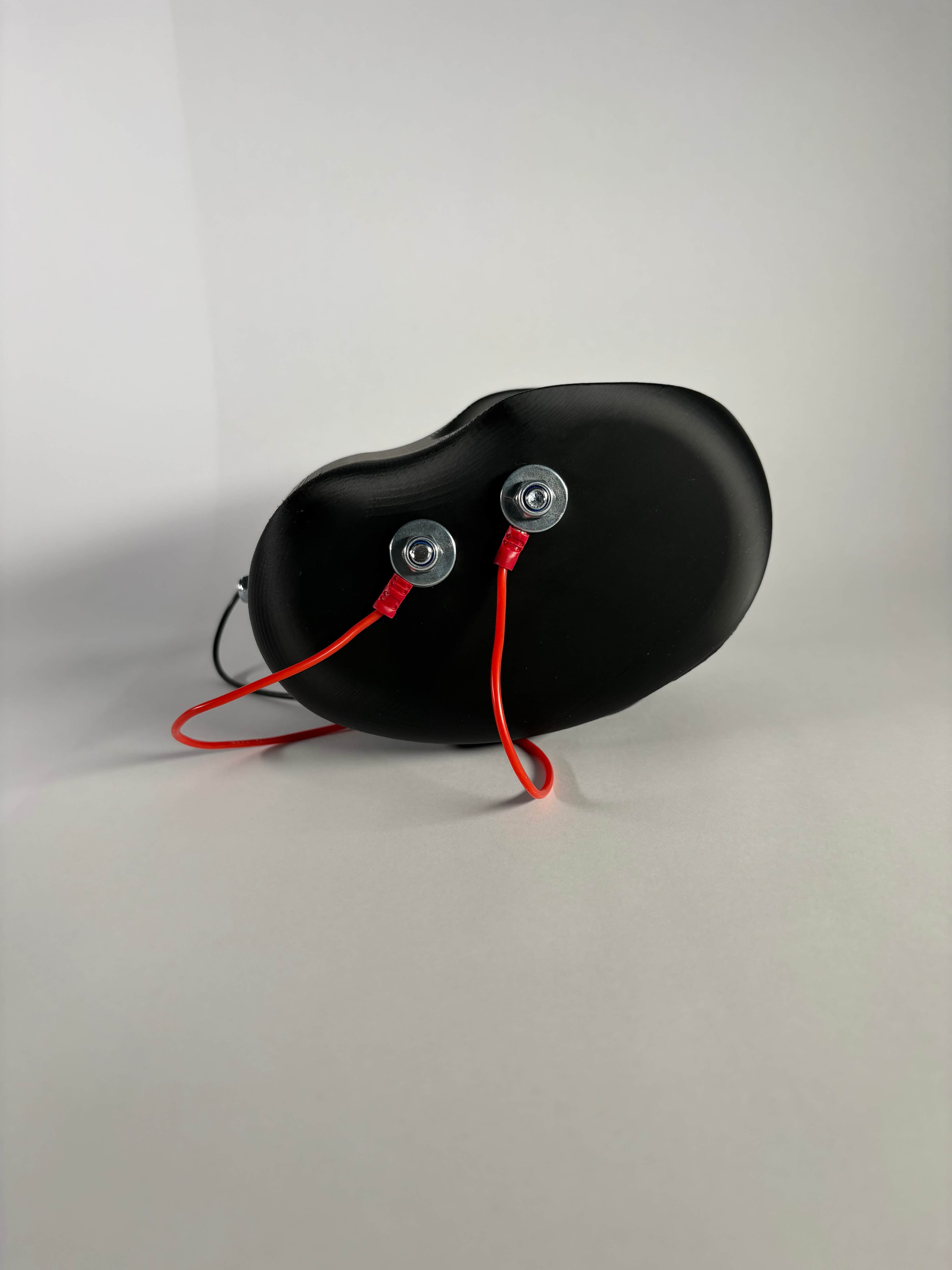 The Origin BCI myoelectric sensors viewed from outside the socket.
