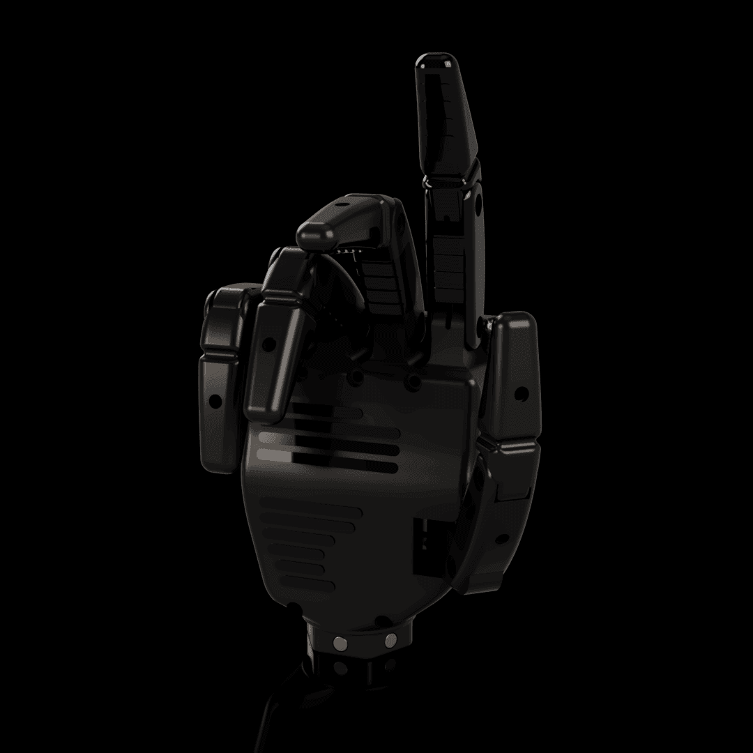 Origin BCI Titania prosthetic hand updated design